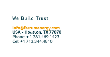 We build trust / info@ferrumenergy.com